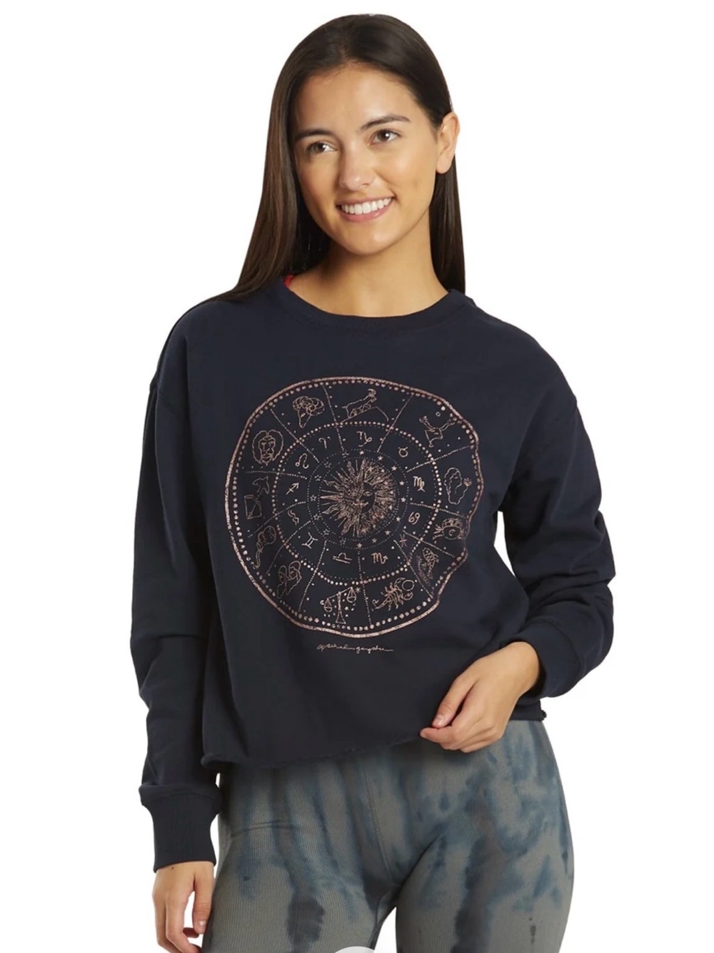 Spiritual Gangster Zodiac Cal Mazzy Pullover Sweater XS - Picture 2 of 9